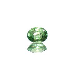 ミントガーネット(宝石名グリーン グロッシュラー・ガーネット)タンザニア産 0.44ct 識別済[230119971]5x3.9mm前後