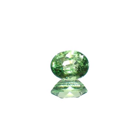 ミントガーネット(宝石名グリーン グロッシュラー・ガーネット)タンザニア産 0.44ct 識別済[230119971]5x3.9mm前後