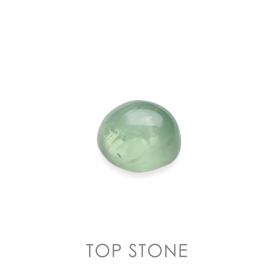 バナジウムコーネルピンキャッツアイ(宝石名コーネルピン)タンザニア産 0.47ct 識別済[230120318]4.4x4.4mm前後