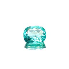 パライバトルマリン(宝石名トルマリン/別名パライバ・トルマリン)ブラジル産 1.40ct GIA鑑付[231224823]8.09x6.65mm前後