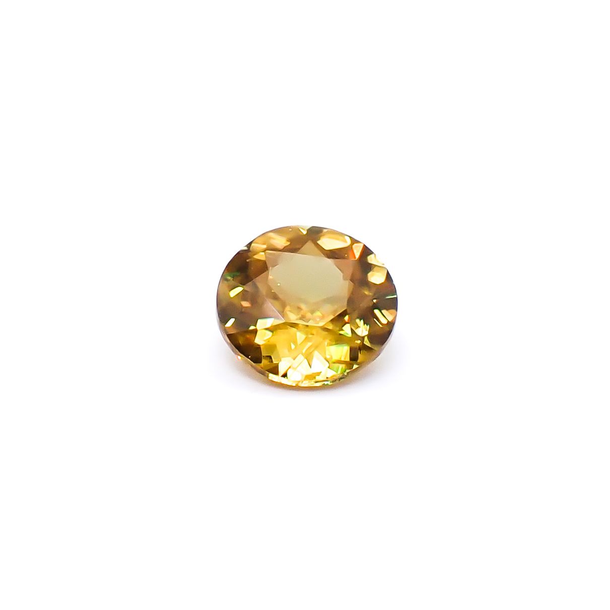 ゴールデンスフェーン マダガスカル産 0.42ct / 4.8x4.7mm前後 [260632359]
