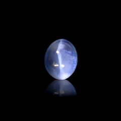 アパタイトキャッツアイ(宝石名ブルー・アパタイト・キャッツアイ)マダガスカル産 1.990ct ソ付(彩珠)[230823095]7.6x6.5mm前後