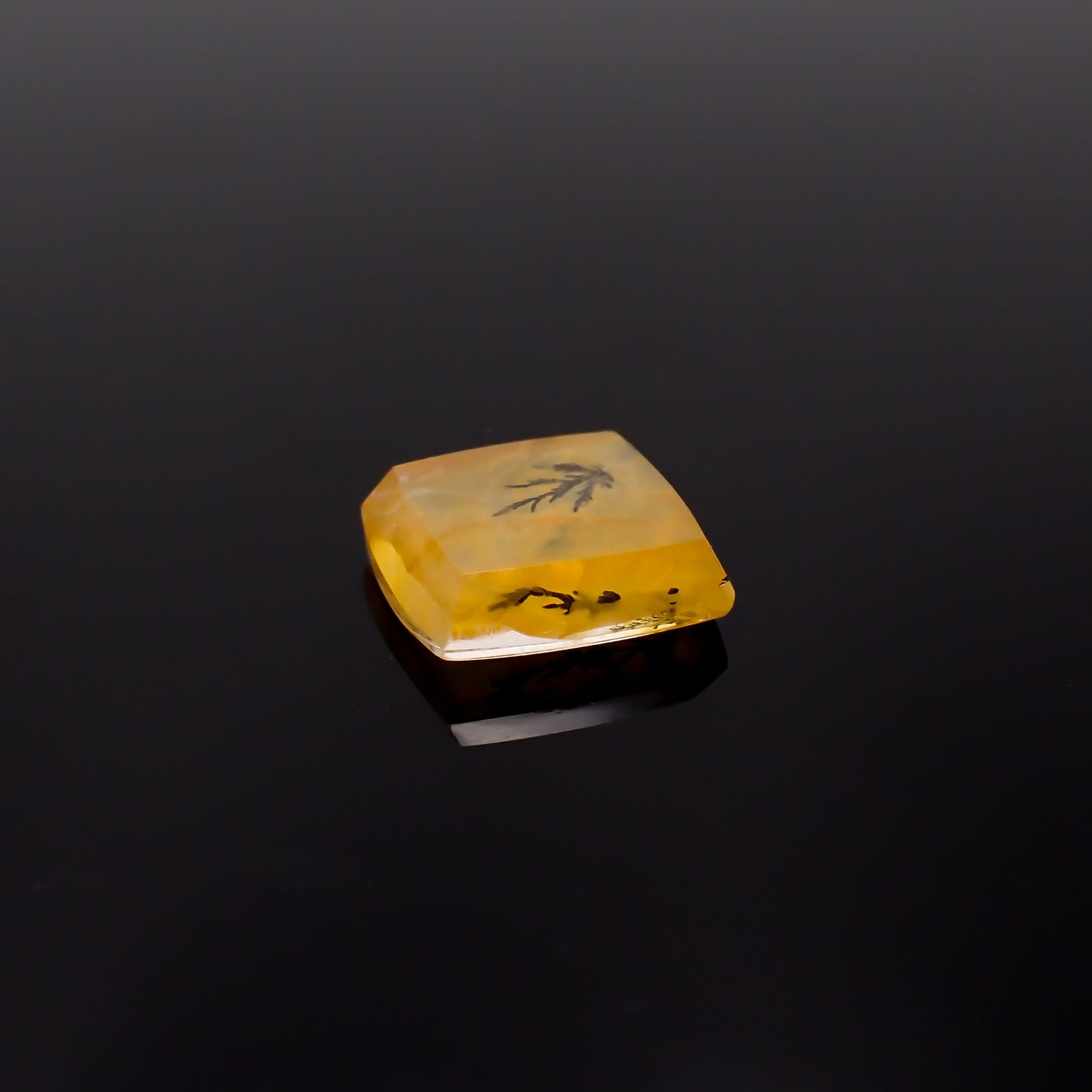 デンドリチッククォーツ ブラジル産 4.68ct[231224905]11.8x10.5mm前後