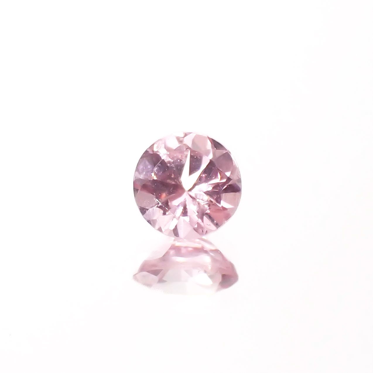 シルキーピンクスピネル タンザニア産 0.38ct[230421580]4.3x4.3mm前後