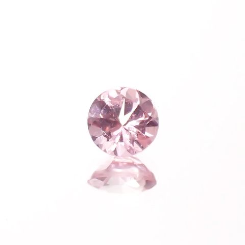 シルキーピンクスピネル タンザニア産 0.38ct[230421580]4.3x4.3mm前後