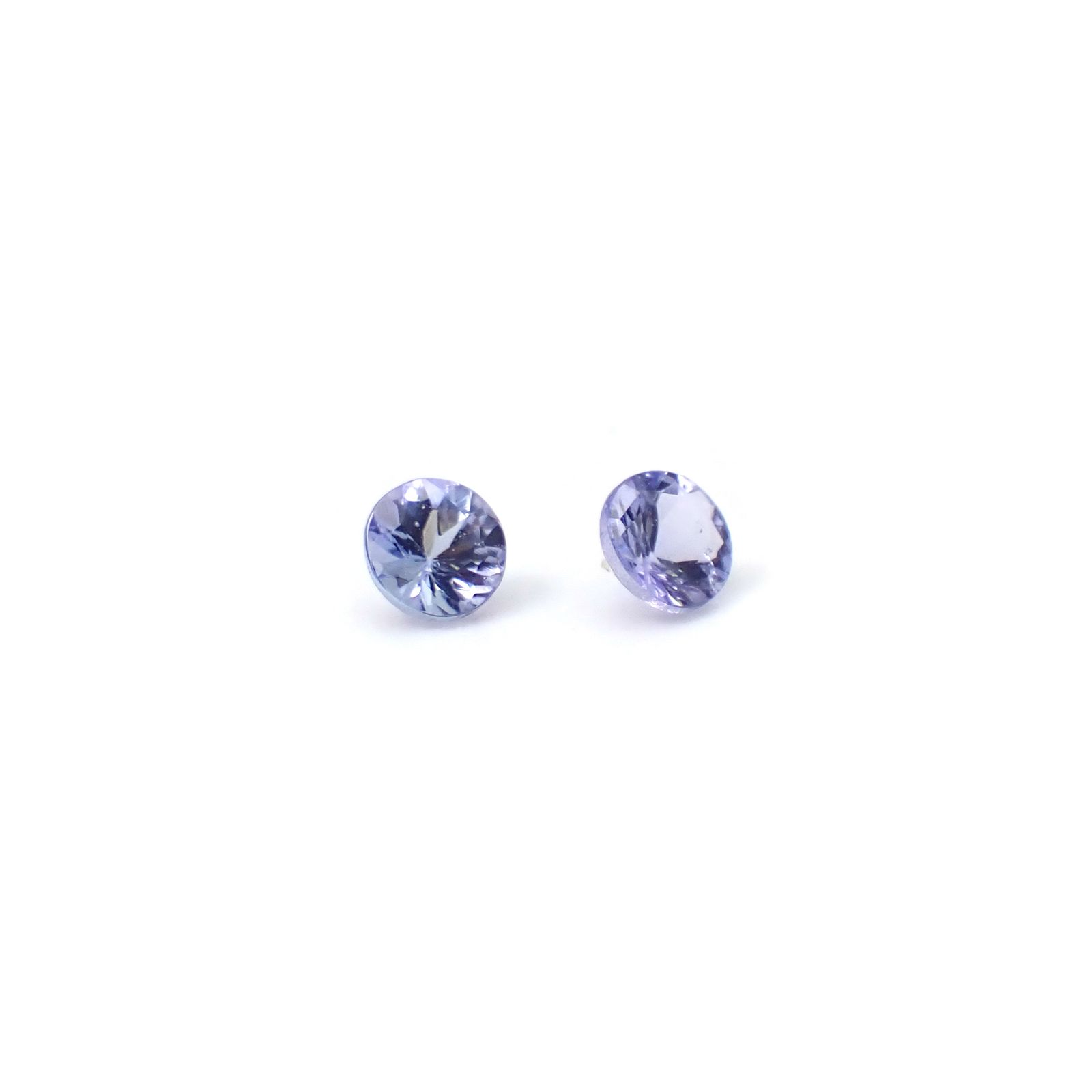 ◇ペアセット◇タンザナイト タンザニア産 0.25ct(2pcs合計) / 2.9-3.0x2.9-3.0mm前後 [251231484]