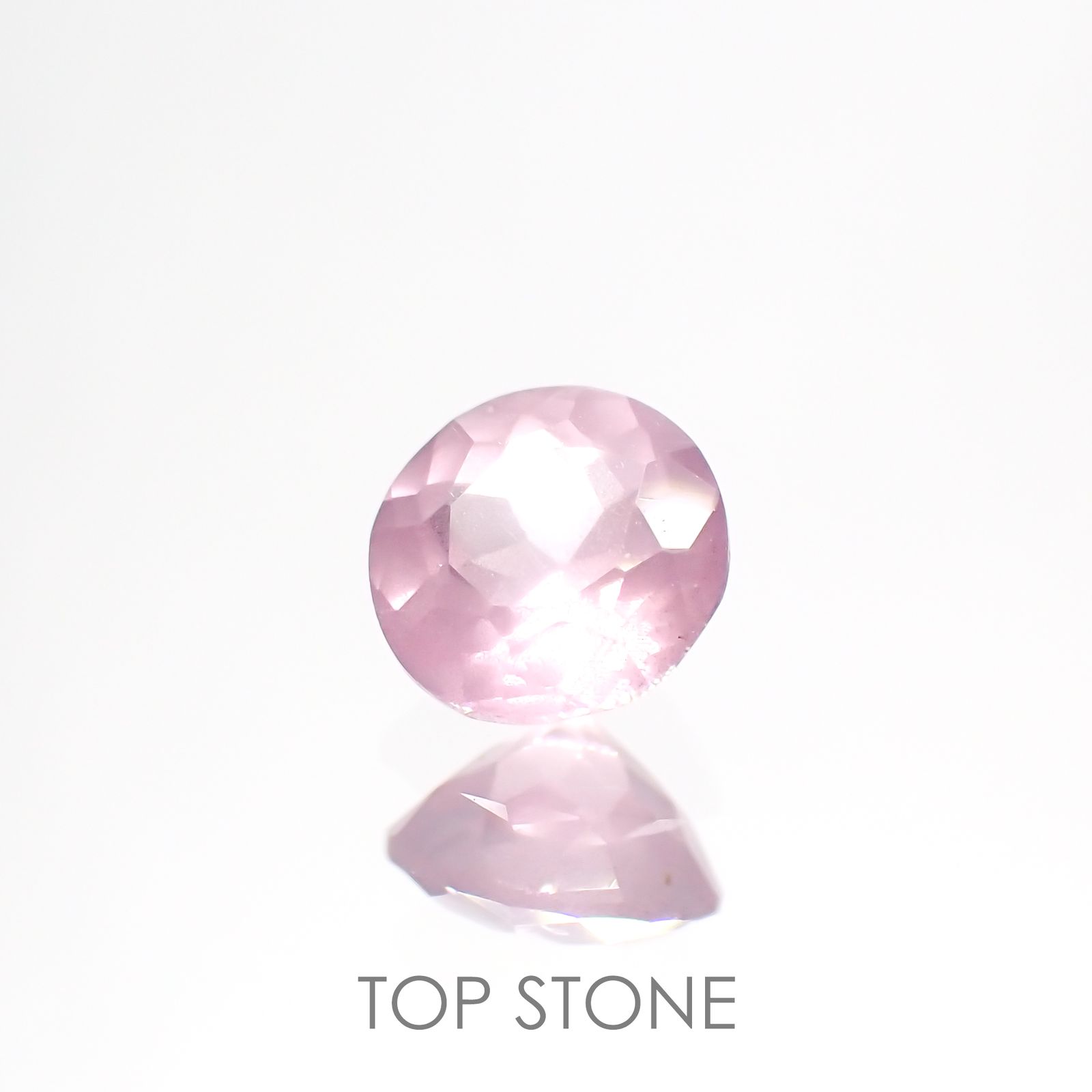 シルキーピンクスピネル タンザニア産 ルース 0.47ct[210812908]4.8×4.7mm前後