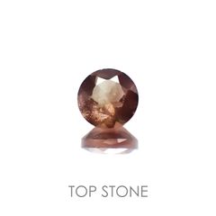 バイカラーオレゴンサンストーン アメリカ産 ルース 0.51ct[20118402]5.1×5.1mm前後