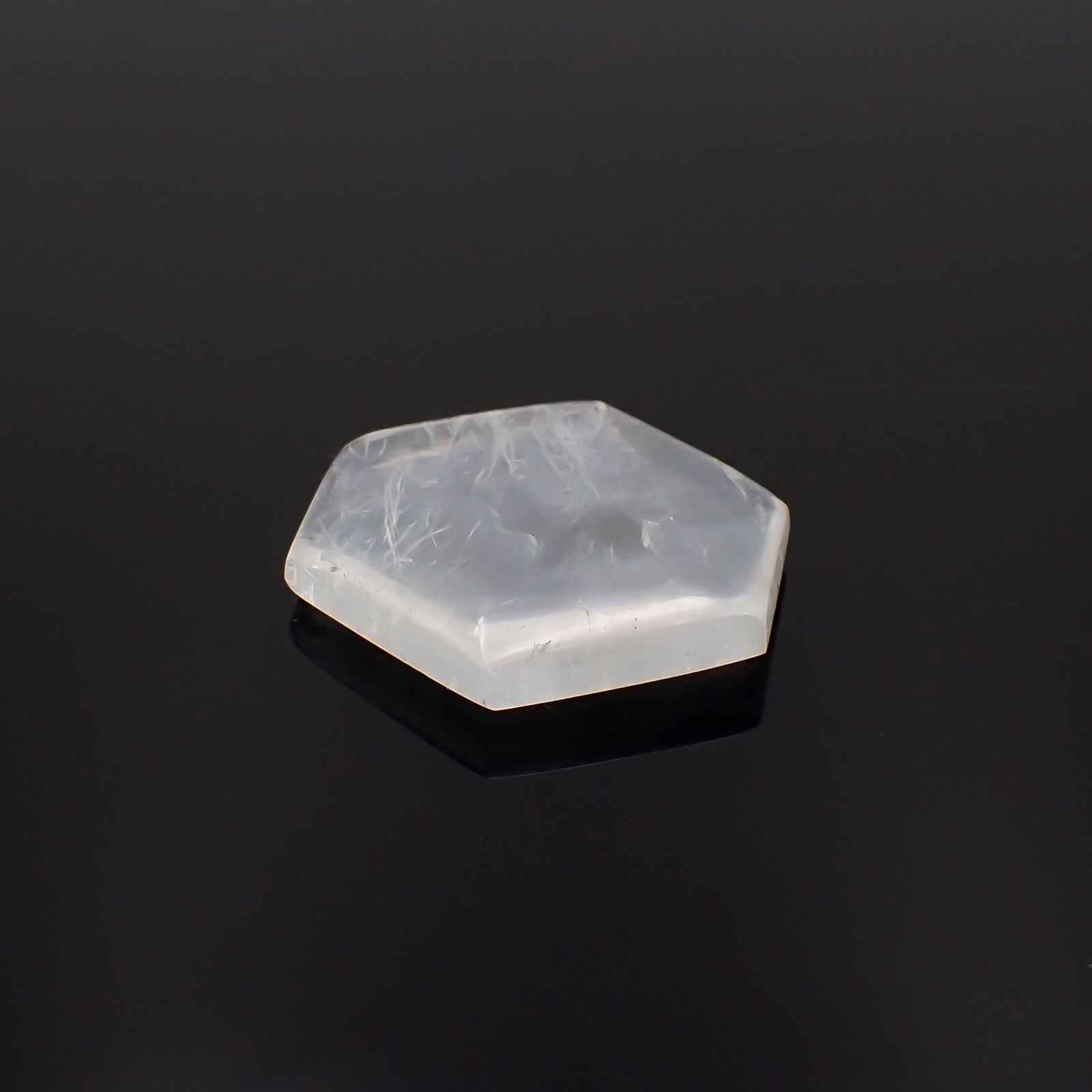 トラピッチェクォーツ 偏光板2枚付き コロンビア・ボヤカ産 28.59ct[230823257]26.2x22.5mm前後