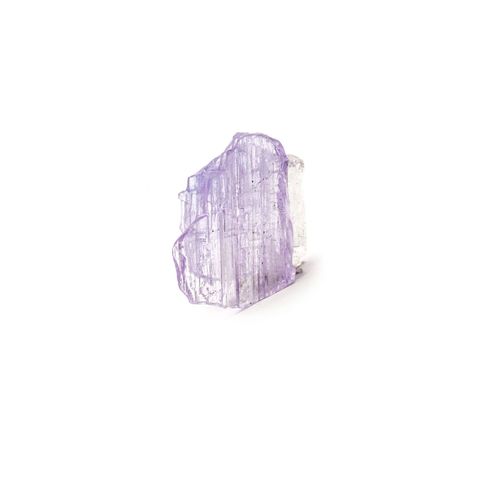 パープルゾイサイト 原石(宝石名ゾイサイト)タンザニア産 5.00ct 識別済[230622316]13.5x11.3mm前後