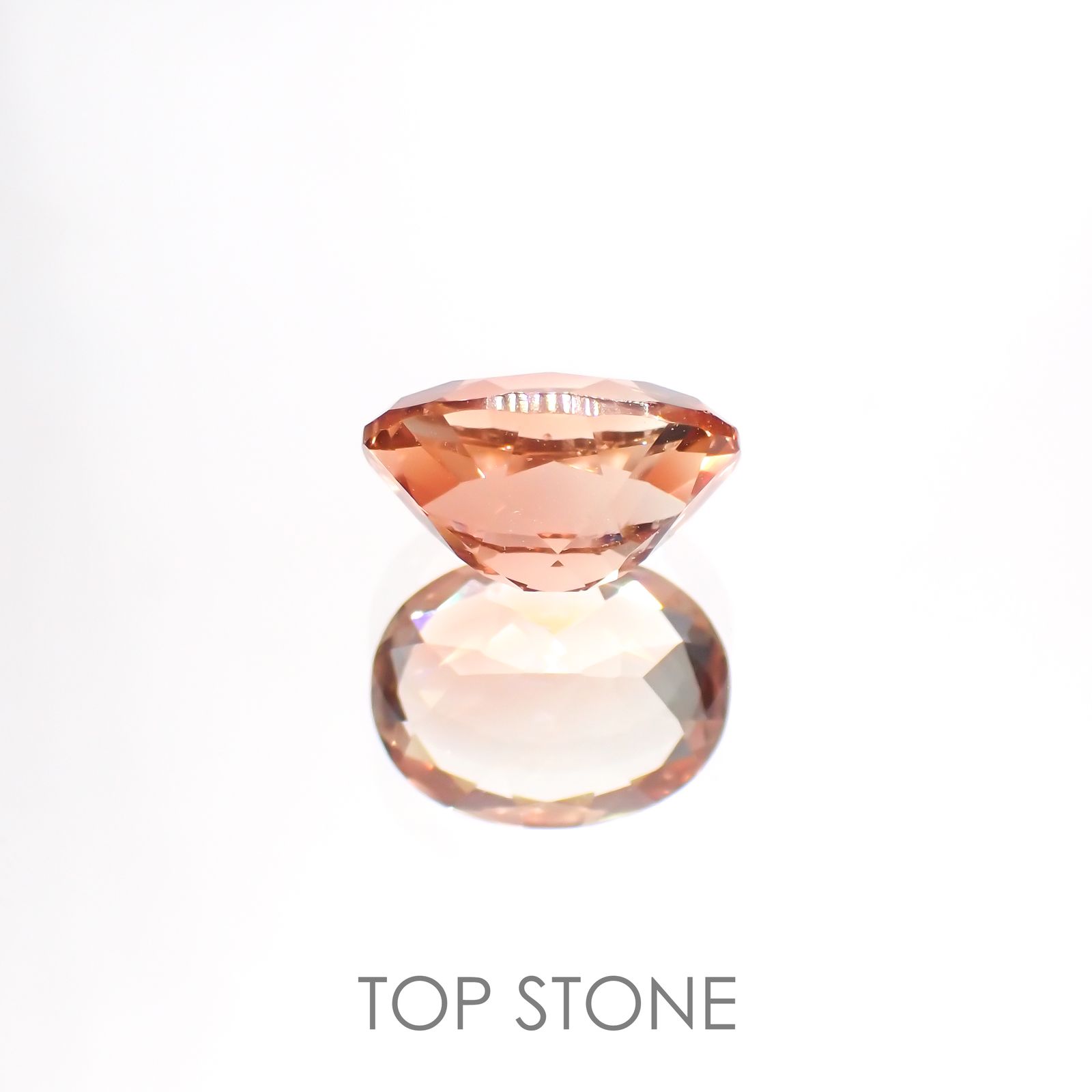 オレゴンサンストーン(宝石名ラブラドライト)アメリカ・オレゴン州産 1.46ct 識別済[220113875]8.5x6.6mm前後