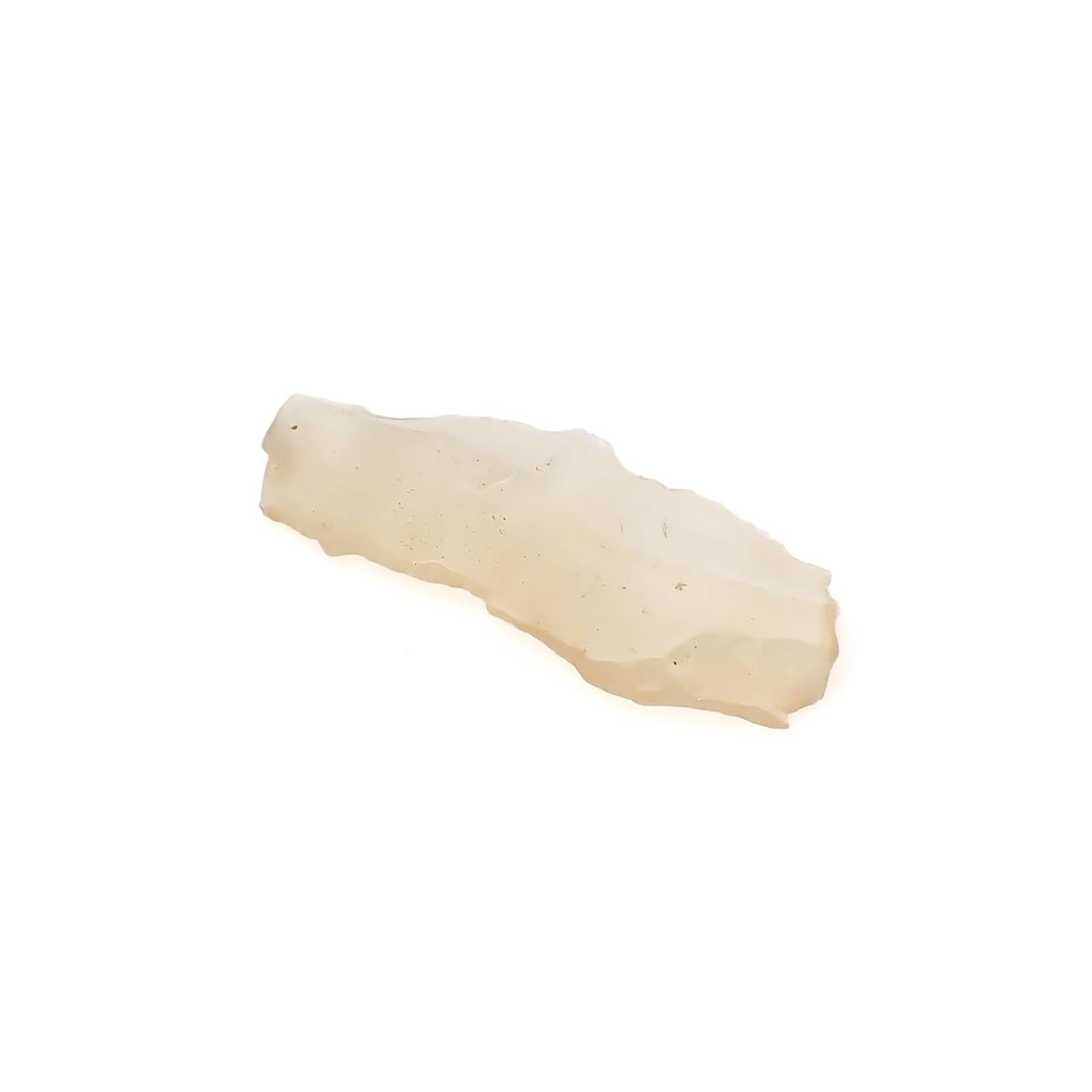 リビアングラス 原石 発見地：エジプト・リビア砂漠 11.26ct / 36.7x16.8mm前後 [260729287]