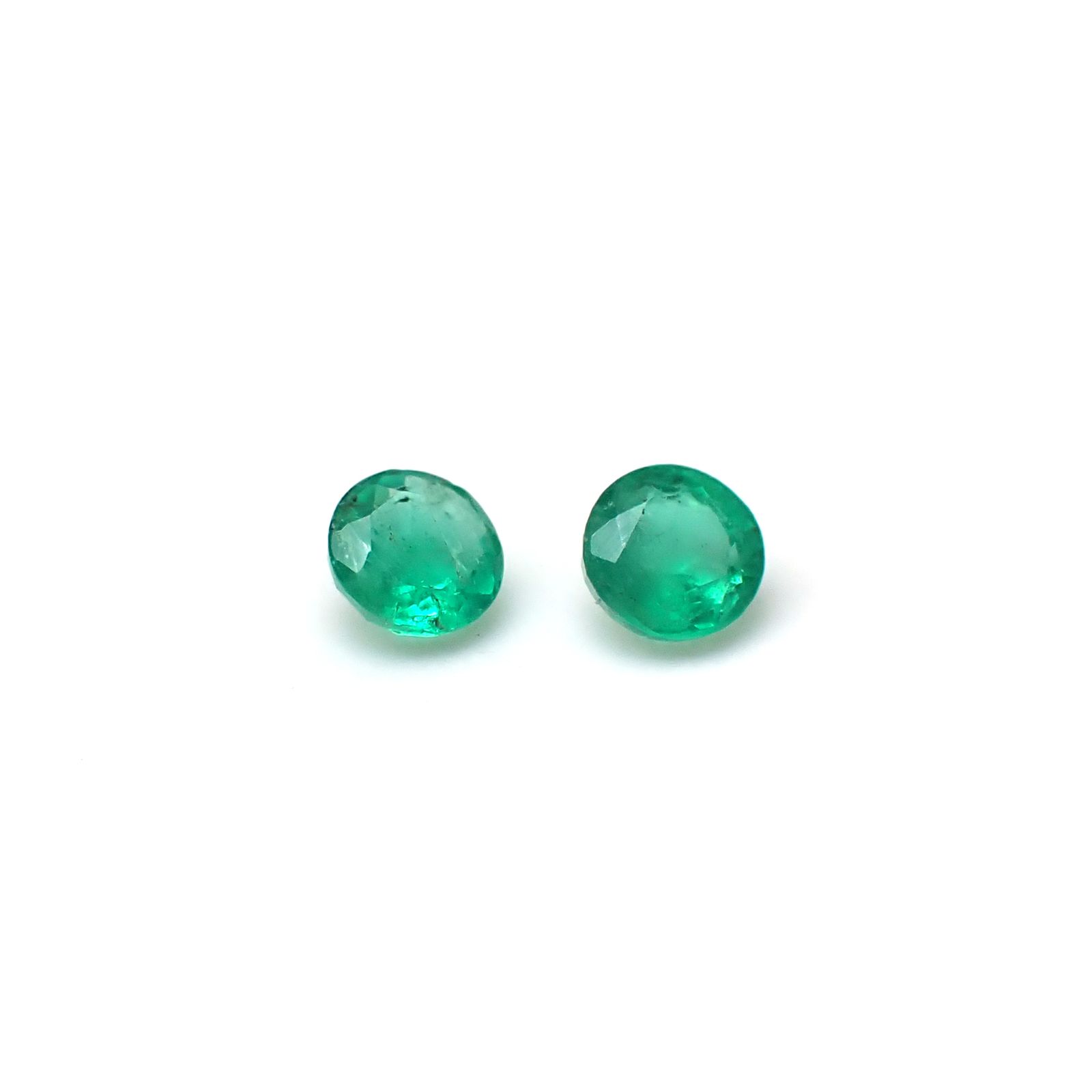 ◇ペアセット◇エメラルド コロンビア産 0.21ct(2pcs合計) [250430244]2.9x2.9mm前後