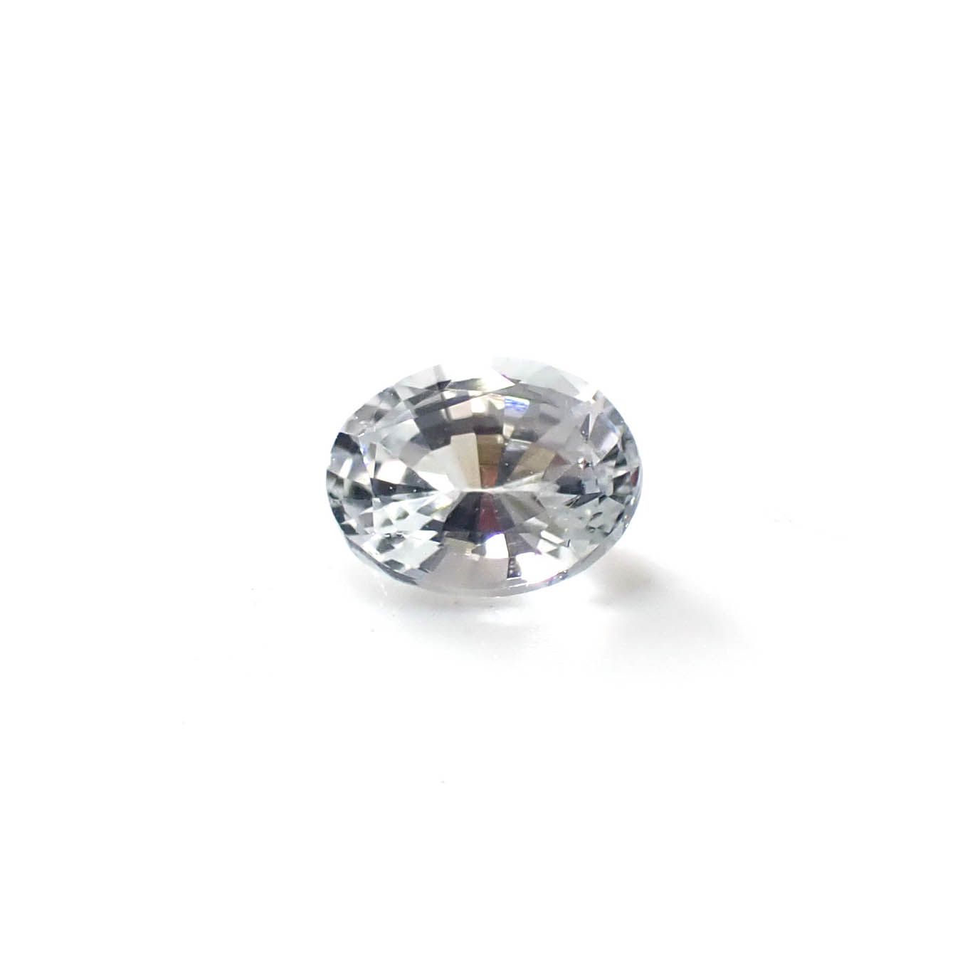 カラーレスサファイア スリランカ産 0.47ct [250830971]5x3.9mm前後