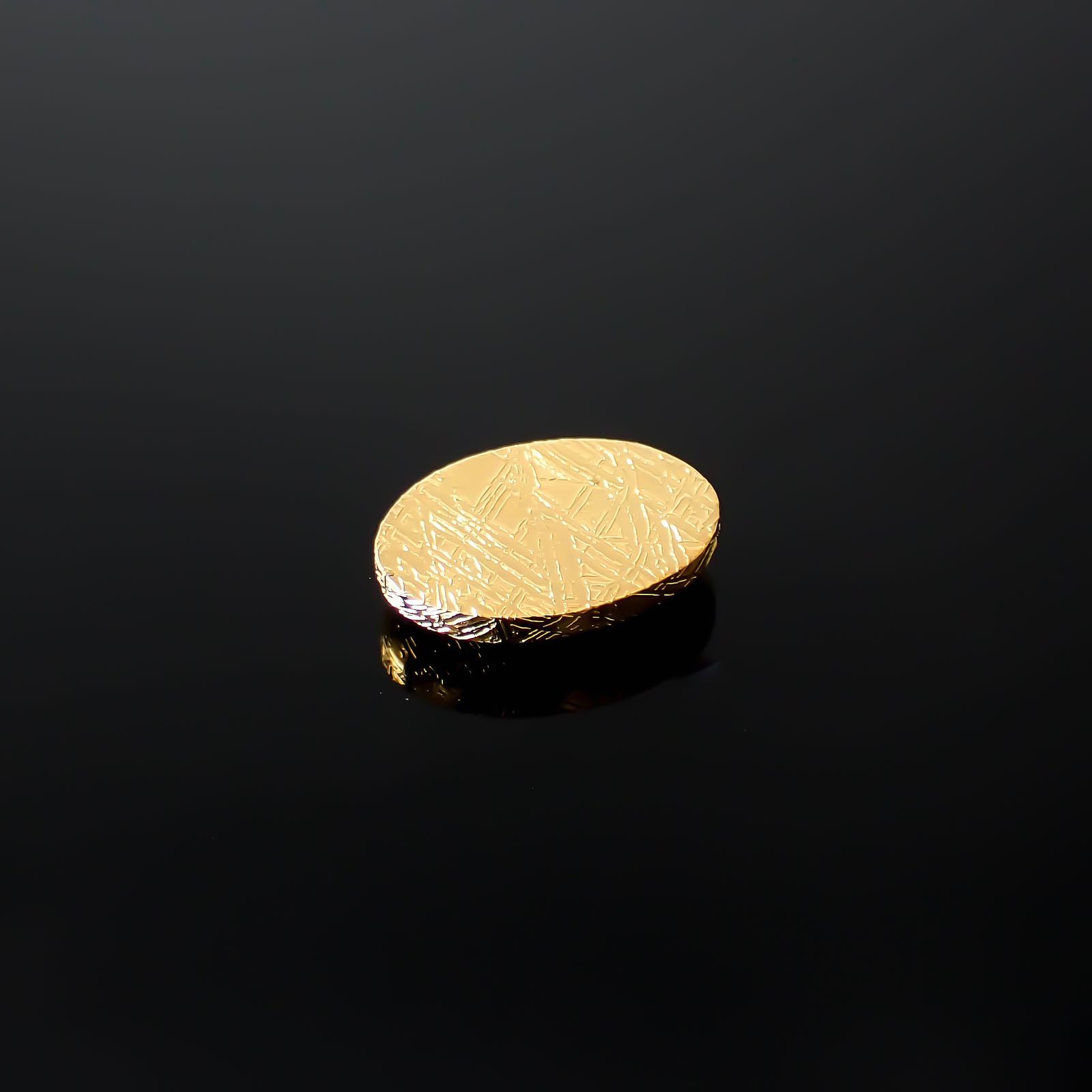 ムオニナルスタ隕石 発見地:スウェーデン 9.36ct[240125812]13.6x9.6mm前後