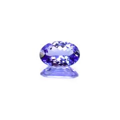 タンザナイト(宝石名タンザナイト) タンザニア産 0.81ct 識別済[240210065]7.5×5mm前後