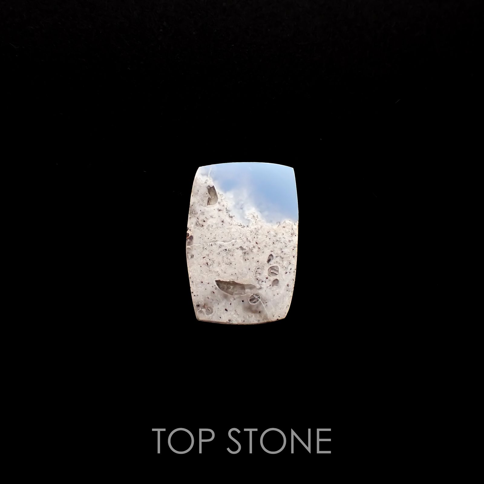マトリックスブルーオパール アメリカ・オレゴン州産 3.46ct[221219389]14.3x9.6mm前後