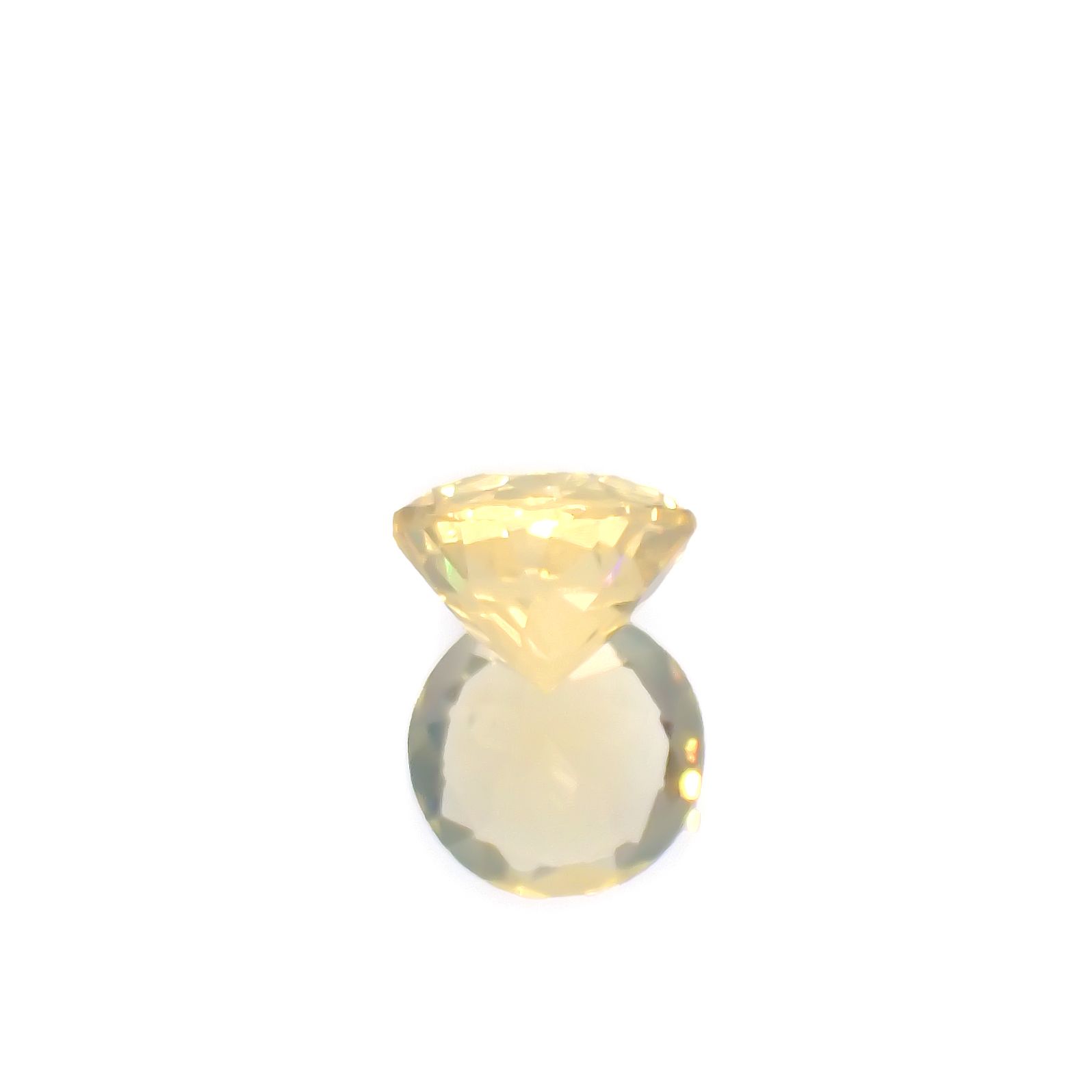 イエローオパール メキシコ産 0.95ct[240226192]7.1x7.1mm前後