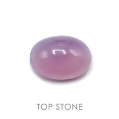 パープルカルセドニー インドネシア産 ルース 11.66ct[20117958]17.6×12.8mm前後