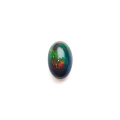 ブラックオパール(宝石名オパール/加熱処理)エチオピア産 3.33ct 識別済[240326532]13.1x8.4mm前後
