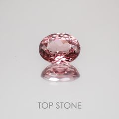 マラヤガーネット(宝石名ガーネット) タンザニア・マヘンゲ産 1.51ct 識別済[20052452]7.3×5.7mm前後
