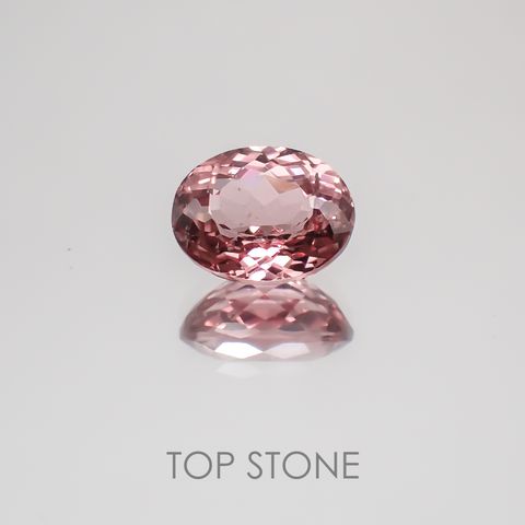 マラヤガーネット(宝石名ガーネット) タンザニア・マヘンゲ産 1.51ct 識別済[20052452]7.3×5.7mm前後