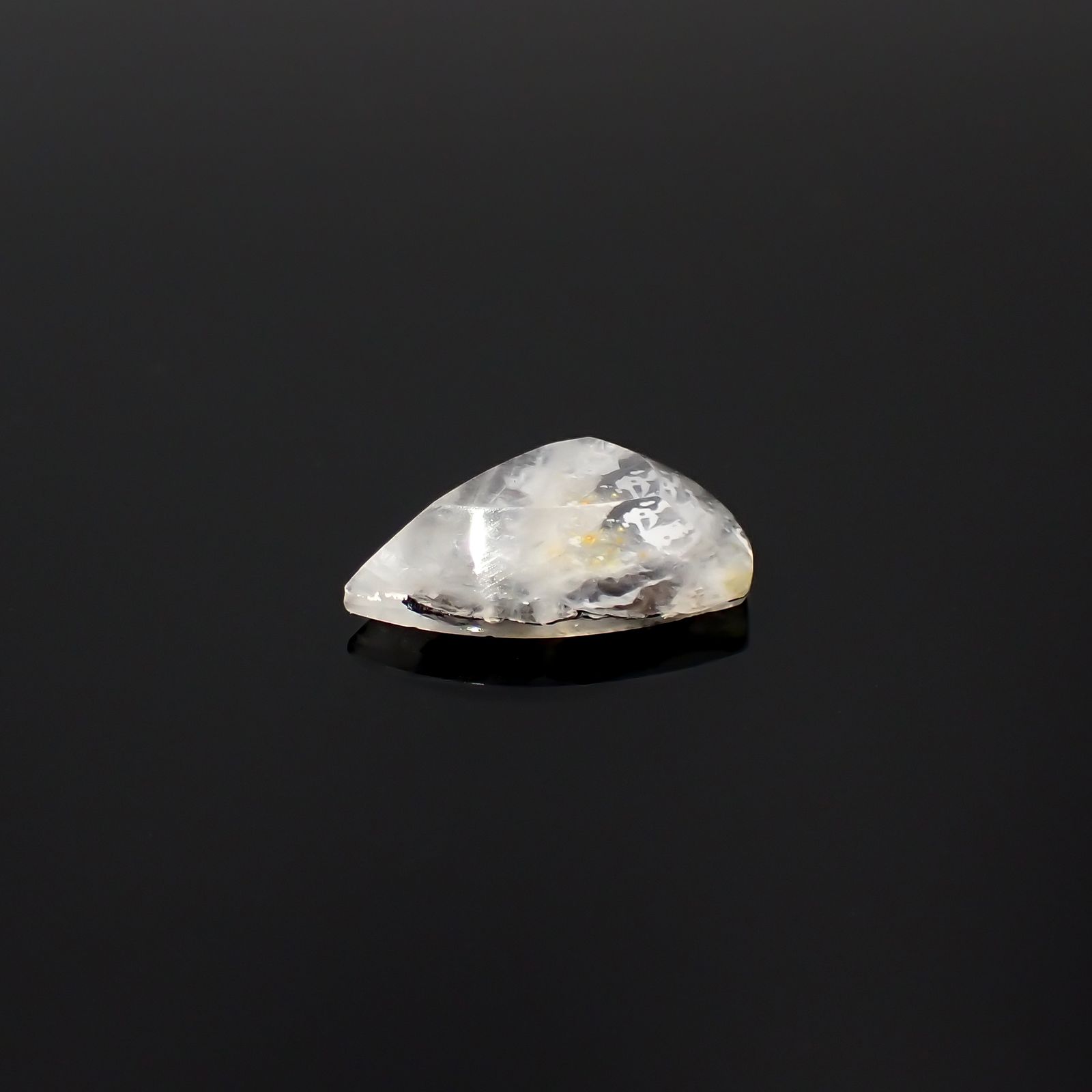 デンドリチッククォーツ ブラジル産 3.45ct[231023710]14.3x9.5mm前後