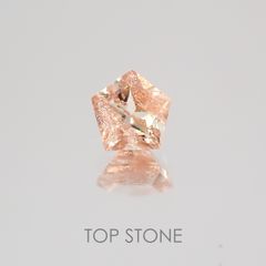 ◇ペンタゴンカット◇オレゴンサンストーンSA アメリカ産 ルース 0.22ct[21059540]4×4mm前後