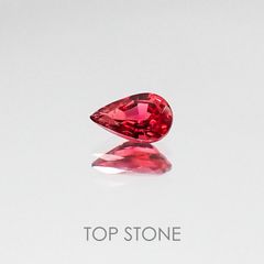 レッドスピネル タンザニア産 ルース 0.24ct[20073928]5.1×3.1mm前後