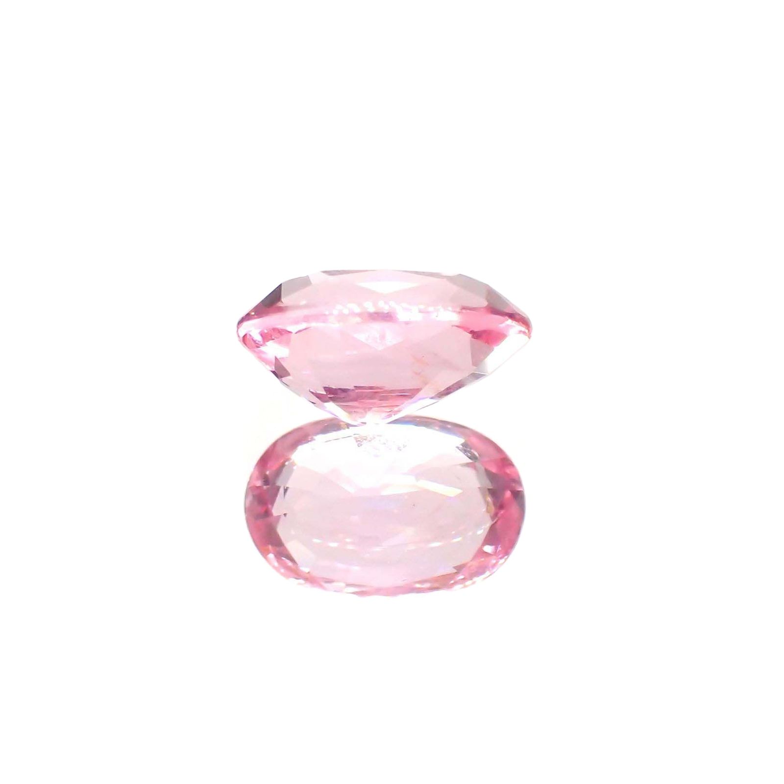 ピンクスピネル(宝石名ピンク・スピネル)タンザニア産 ソ付(彩珠) 1.212ct / 7.6x5mm前後 [260222571]