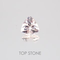 モルガナイト(宝石名モルガナイト) ナイジェリア産 0.37ct 識別済[20128568]5.1×5.3mm前後