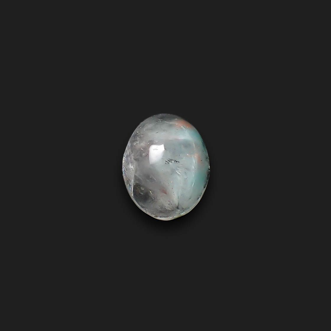 アホイトインクォーツ 南アフリカ・メッシーナ鉱山産 4.27ct [241029313]12.2x9.8mm前後