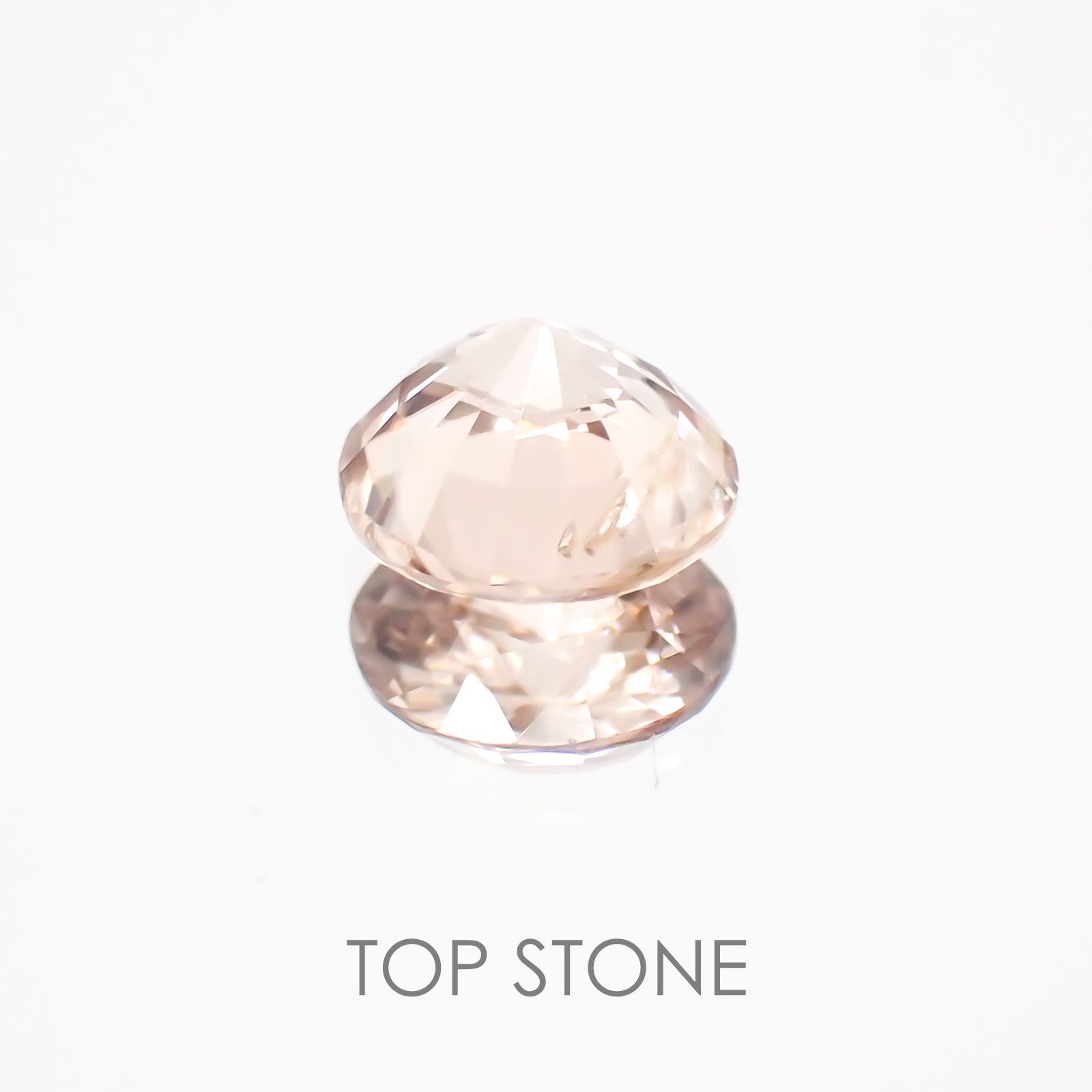 オレンジジルコン スリランカ,カンボジア産 ルース 1.13ct[20118049]6×6.1mm前後