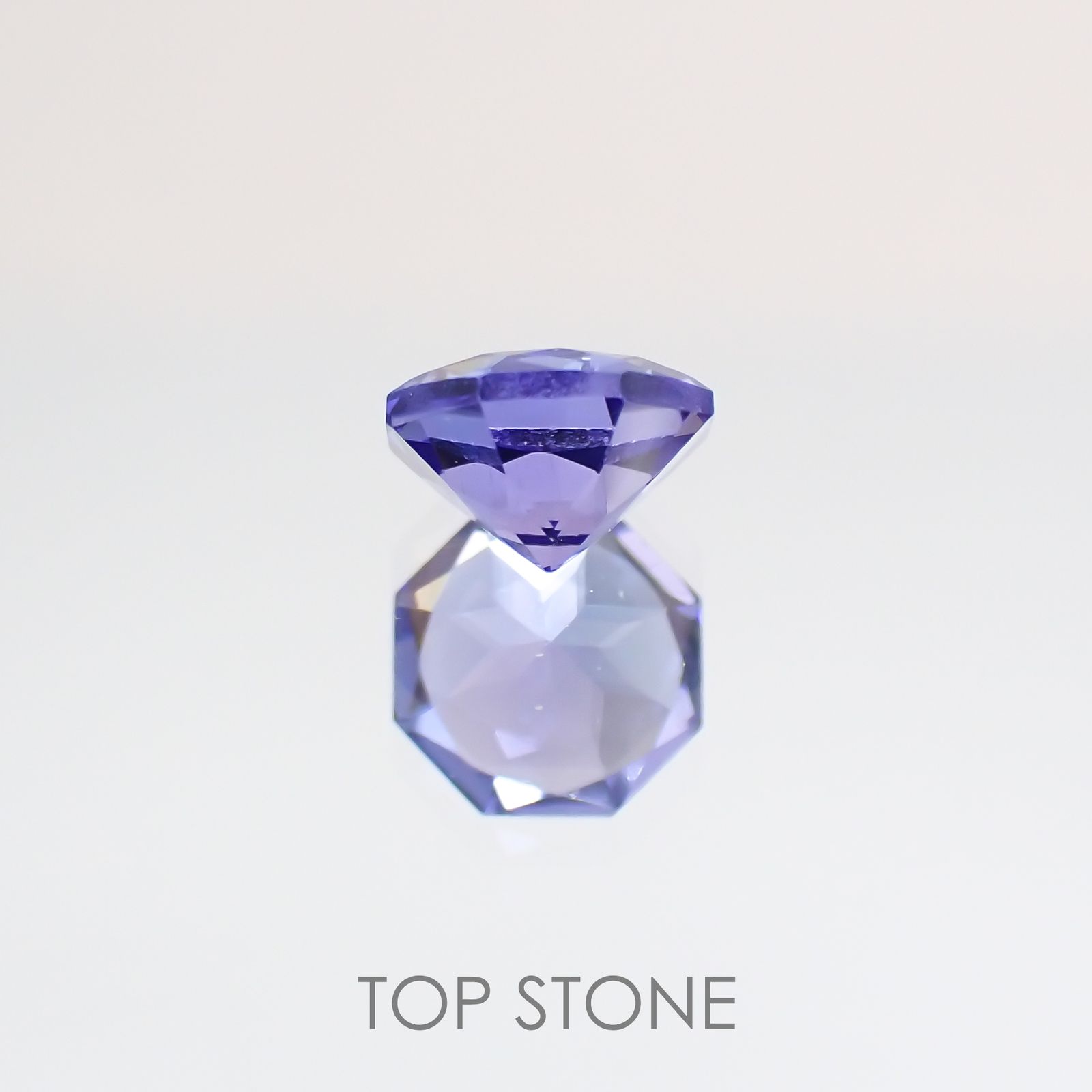 ◇オクタゴンカット◇タンザナイトSA(宝石名タンザナイト) タンザニア産 0.28ct 識別済[210610999]3.9×3.9mm前後