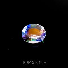 レインボームーンストーン(アンデシンラブラドライト) マダガスカル産 ルース 1.42ct[210410403]8.4×6.9mm前後