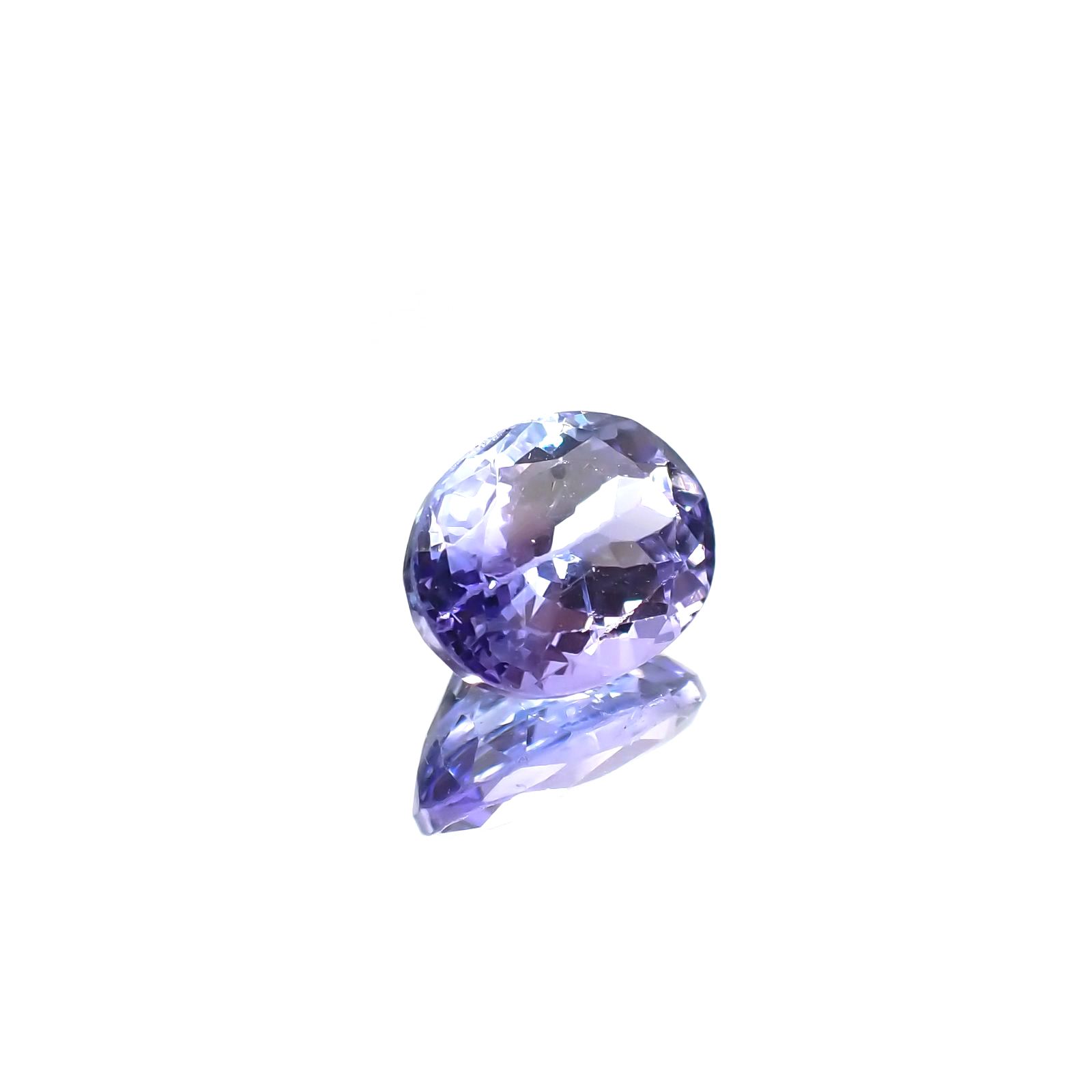 タンザナイト(宝石名タンザナイト) タンザニア産 1.99ct 識別済[210711834]8.6×6.5mm前後