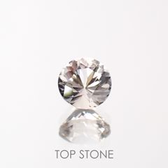 サニディン(宝石名サニディン)ドイツ産 0.21ct 識別済[221018943]3.9x3.8mm前後