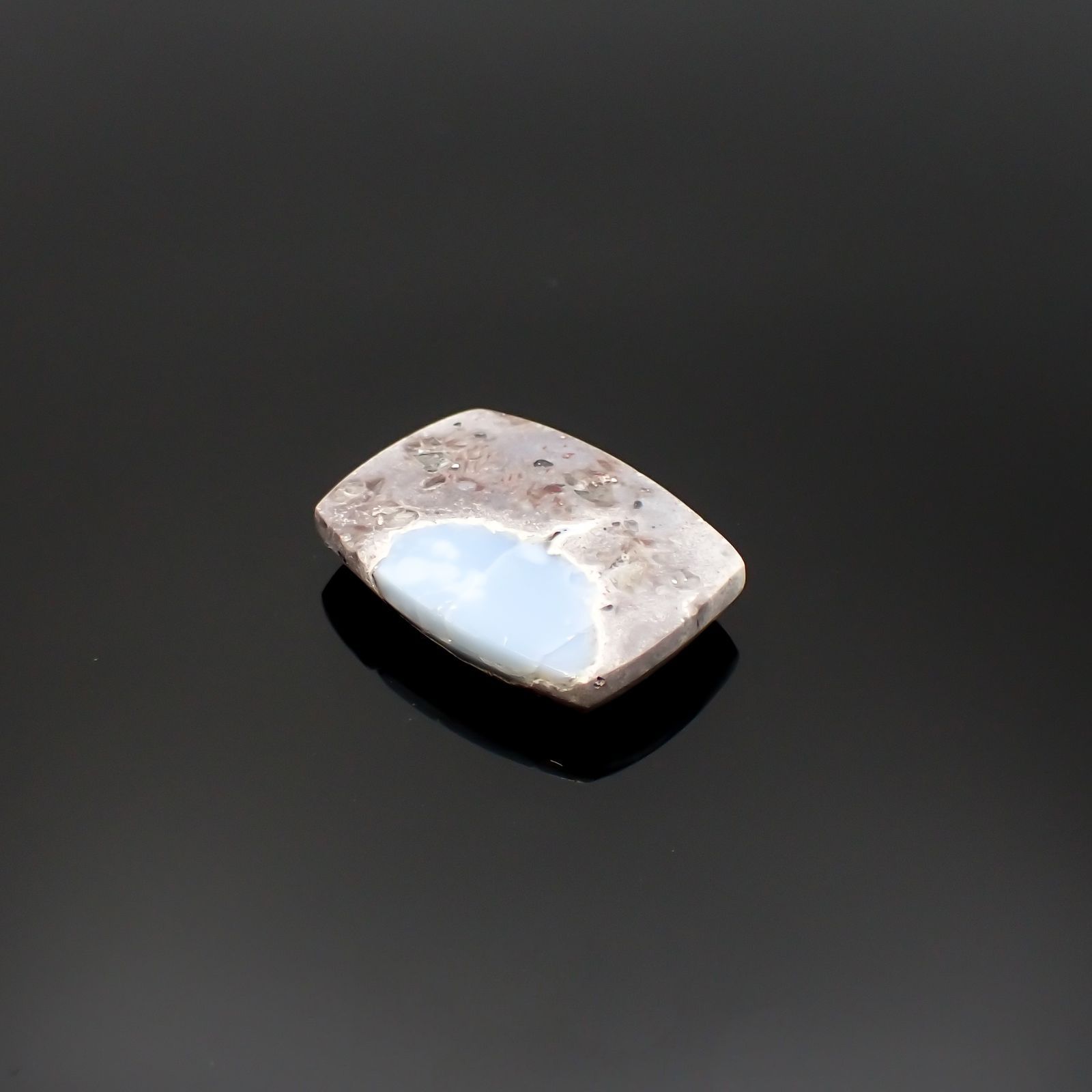 マトリックスブルーオパール アメリカ・オレゴン州産 11.81ct[220917807]20.1x14.9mm前後