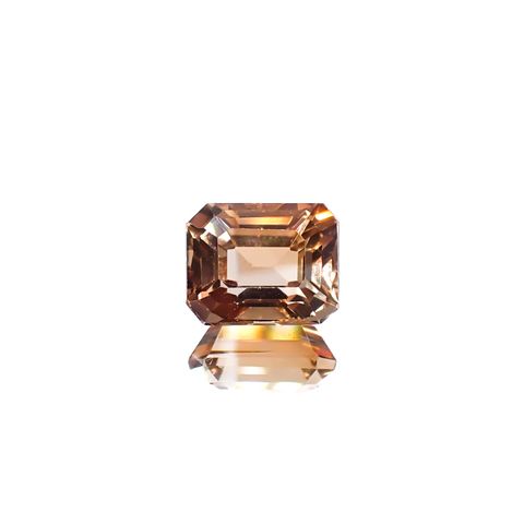 バイカラートパーズ ブラジル産 2.70ct [241129457]8.1x6.6mm前後