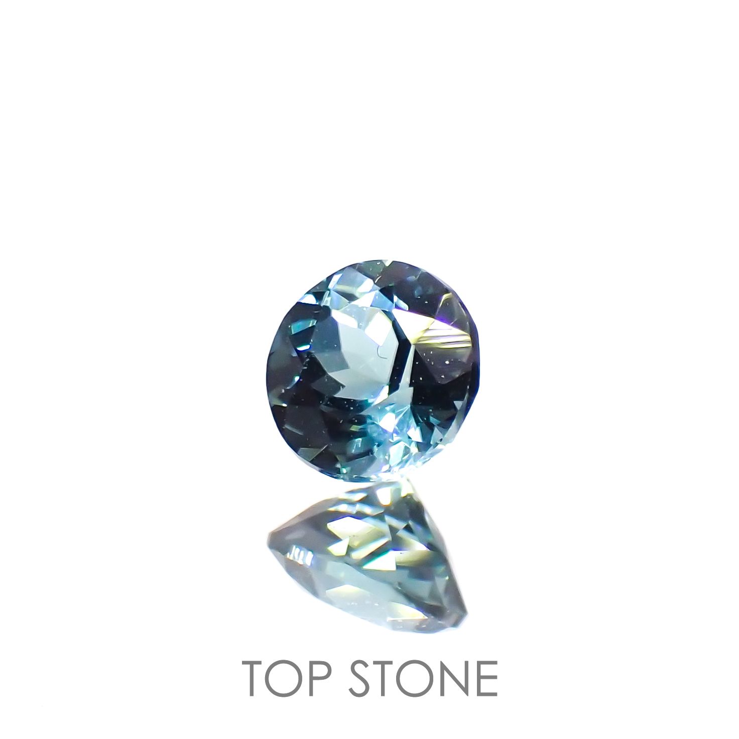 ラグーントルマリン(宝石名トルマリン)アフガニスタン産 0.33ct 識別済[220515844]4.2x4.1mm前後