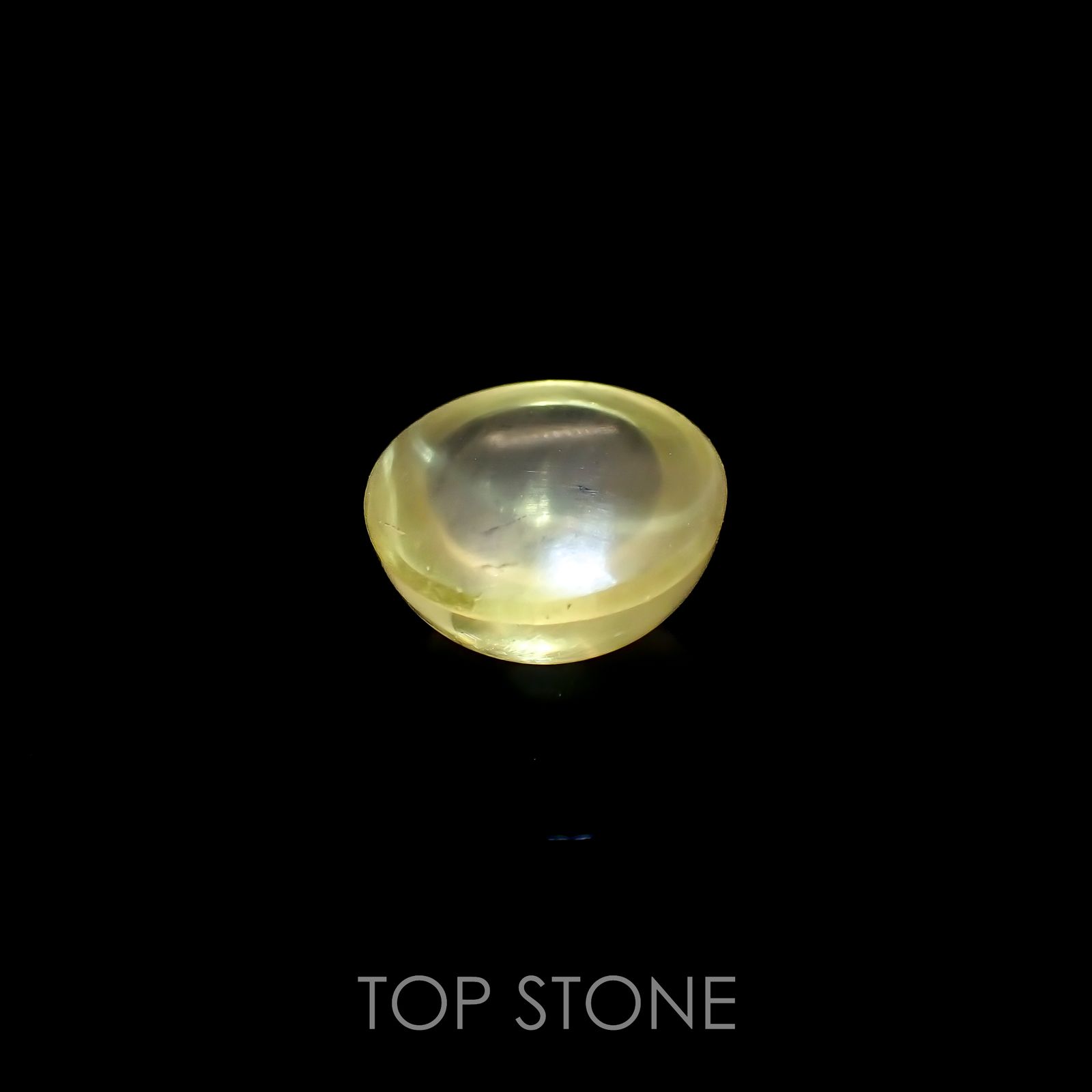 イエローベリルキャッツアイ(宝石名イエロー・ベリル キャッツアイ)ブラジル産 1.91ct 識別済[220917868]7.9x7.9mm前後