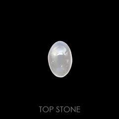 ムーンストーンキャッツアイ(宝石名ムーンストーン・キャッツアイ)インド産 0.58ct 識別済[220515789]6x3.9mm前後