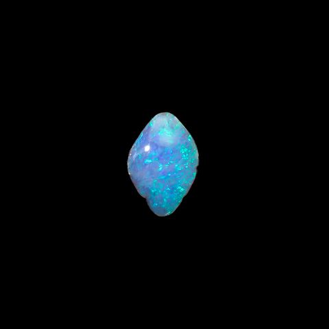 ボルダーオパール 原石磨き オーストラリア産 1.99ct[240226201]10.6x7.2mm前後