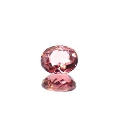 ローズピンクトルマリン(宝石名ピンク・トルマリン)ブラジル/アフリカ産 0.98ct 識別済[240929138]6.7x5.8mm前後