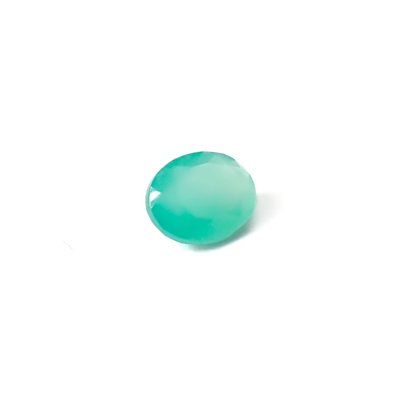 アクアプレーズ 南アフリカ産 1.17ct / 8.1x6.2mm前後 [260432018]