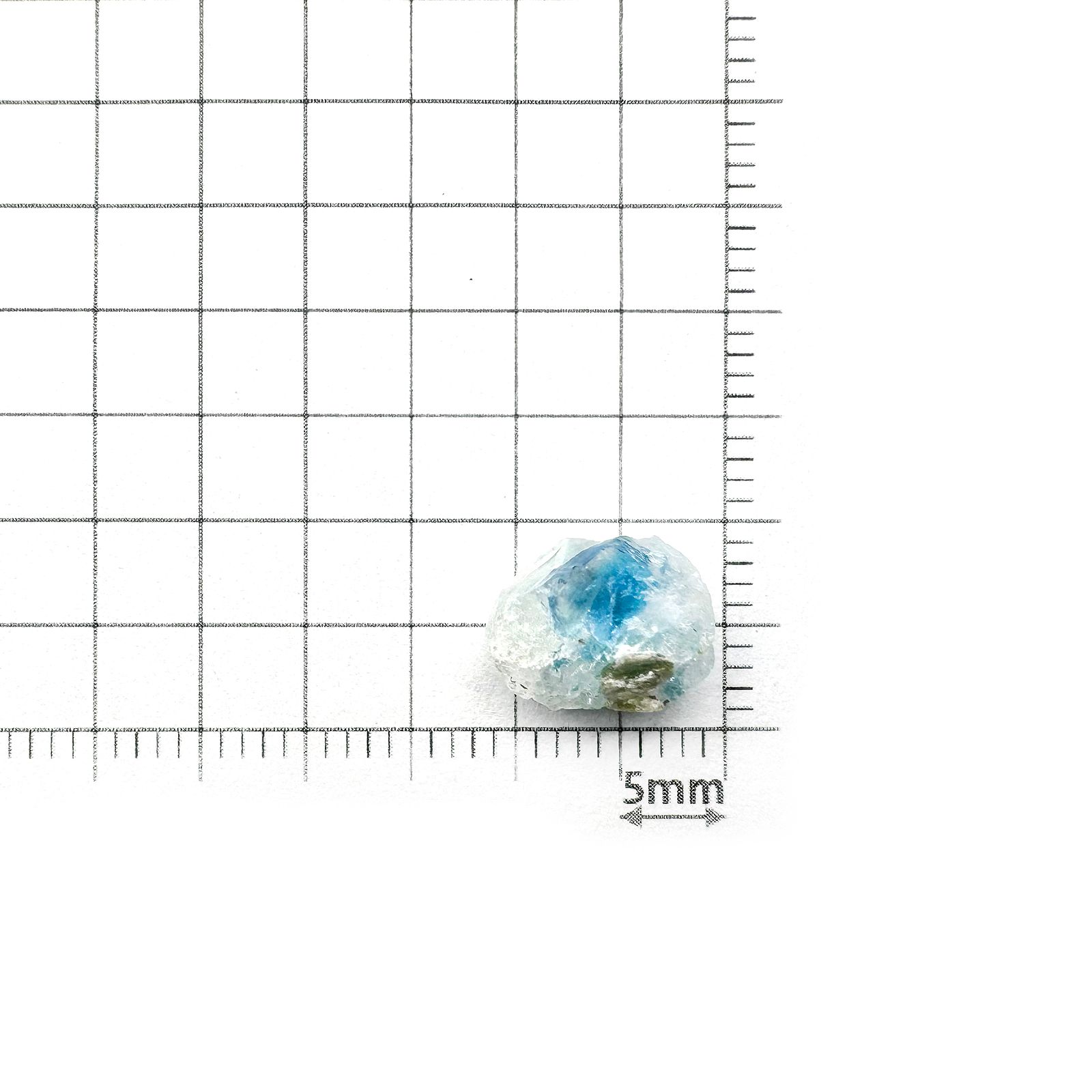 ユークレース 原石 ブラジル産 3.17ct[240326395]10x8.3mm前後