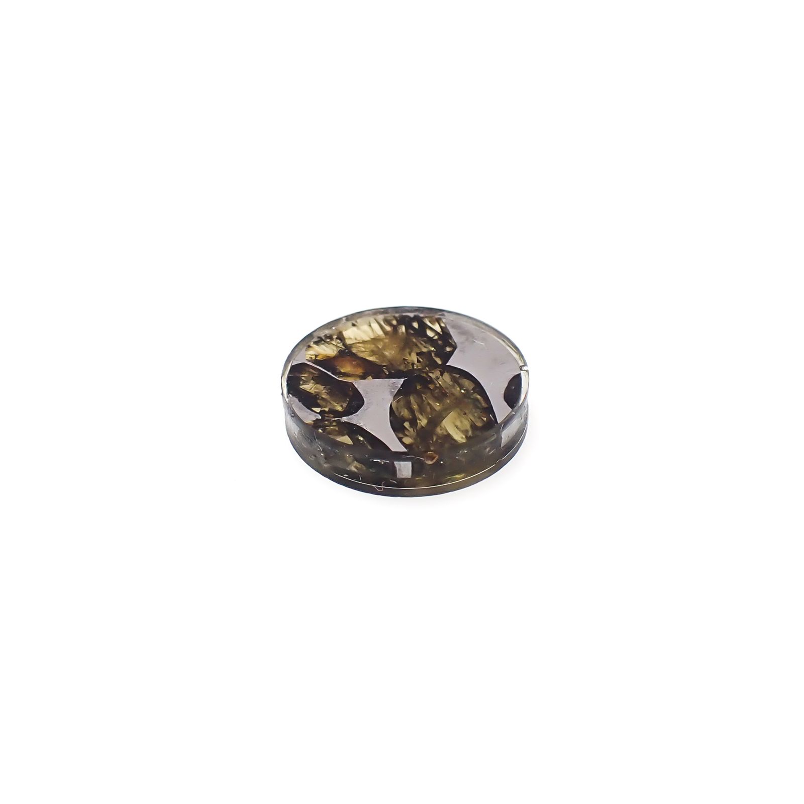 パラサイト隕石Sericho トリプレット 発見地:ケニア 3.93ct[240527653]11.9x11.9mm前後