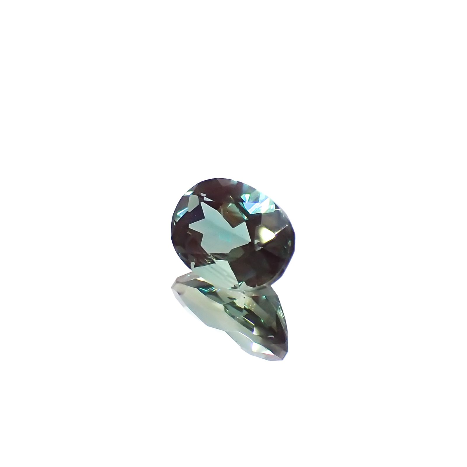 カラーチェンジアンデシン モンゴル産 0.77ct[240226328]7.1x4.9mm前後
