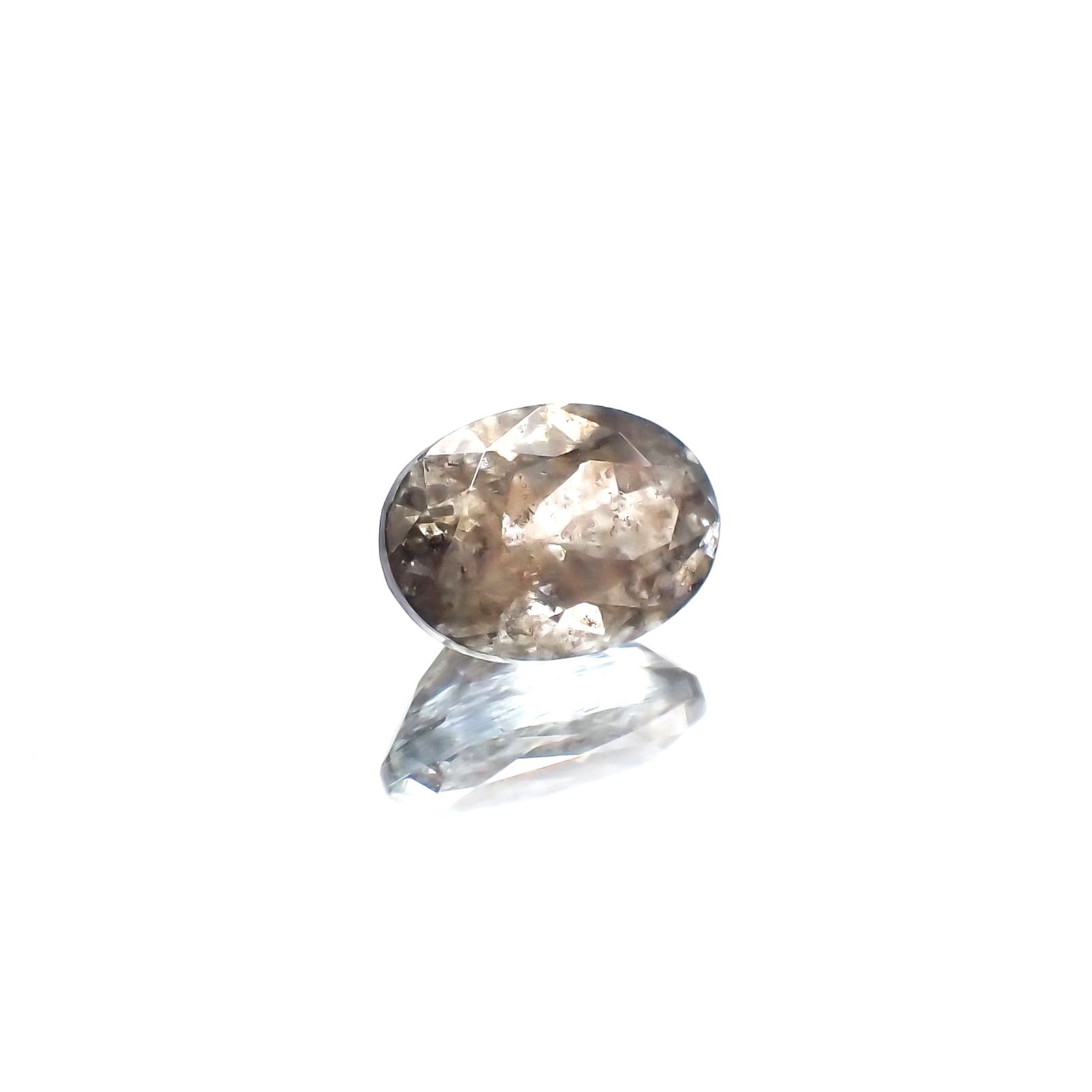 アベンチュリンアクアマリン(宝石名アクアマリン) ナイジェリア産 2.41ct 識別済[250712988]10×7.1mm前後