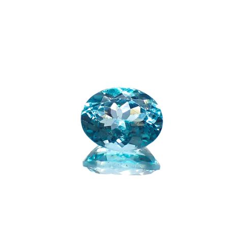 アパタイト(宝石名アパタイト)ブラジル産 識別済 2.18ct / 9.1x7.2mm前後 [251021345]